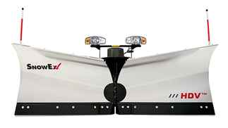 ON SALE New SnowEx 8.5 SS HDV Model, V-plow Flare Top, Trip edge Stainless Steel V-Plow, Automatixx Attachment System